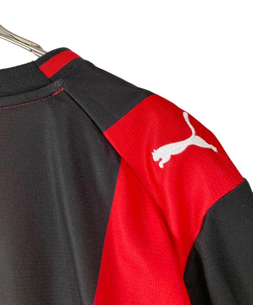 PUMA (プーマ) 26-27 ACミラン HOME ユニフォーム ブラック×レッド サイズ:XL  未使用品