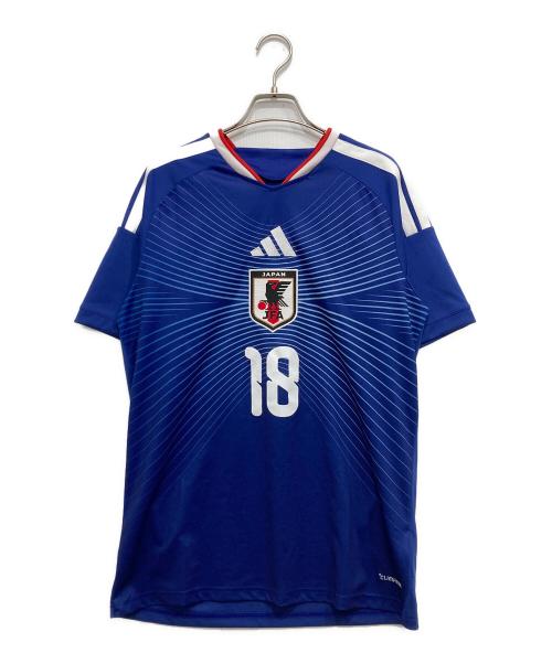 adidas (アディダス) サッカーレプリカユニフォーム/ゲームシャツ ブルー サイズ:L
