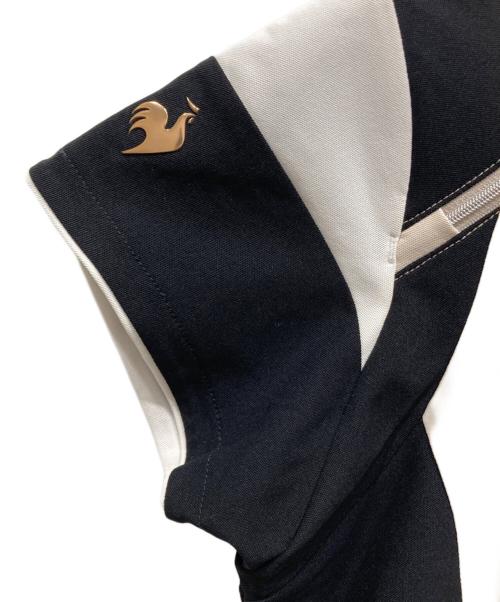 le coq sportif GOLF (ルコック スポルティフ ゴルフ) ライン切替ワンピース ベージュ×ブラック サイズ:SIZE L