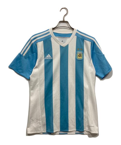 adidas (アディダス) サッカーユニフォーム スカイブルー サイズ:L