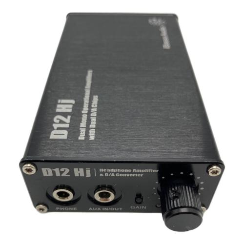 iBasso Audio (アイバッソオーディオ) USB-DACポータブルヘッドホンアンプ バーティカル・ブラッシュドブラック D12 HJ