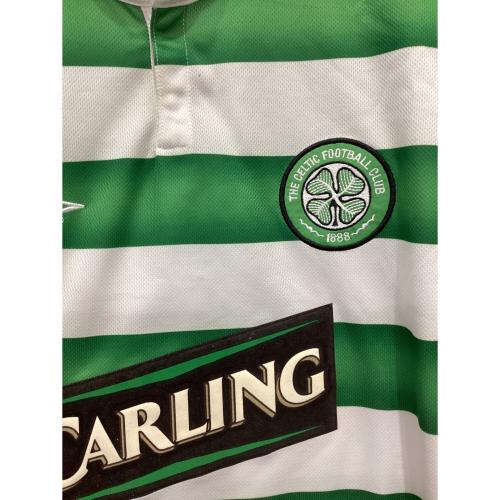 UMBRO (アンブロ) ゲームシャツ 01331335 Celtic FC セルティックFC 03/04 ホーム メンズ SIZE M グリーン×ホワイト