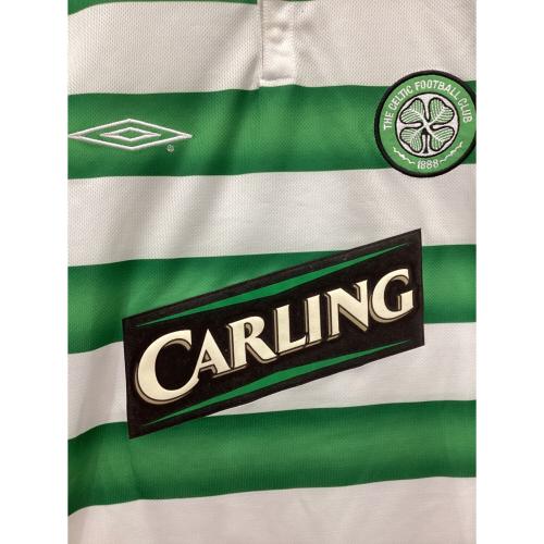 UMBRO (アンブロ) ゲームシャツ 01331335 Celtic FC セルティックFC 03/04 ホーム メンズ SIZE M グリーン×ホワイト