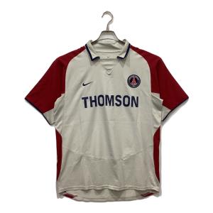 NIKE (ナイキ) ゲームシャツ パリ・サンジェルマン 03/04 アウェイ メンズ SIZE M アイボリー×レッド