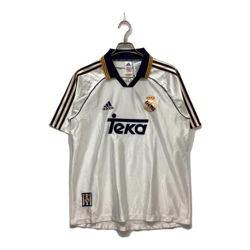 adidas (アディダス) ゲームシャツ JJ3801 レアル・マドリード 99/00 ホーム 復刻 メンズ SIZE L ホワイト