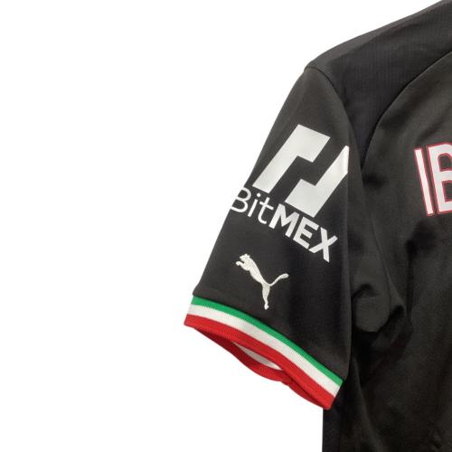 PUMA (プーマ) ゲームシャツ 765824-01 ACミラン 22/23 ホーム イブラヒモビッチ メンズ SIZE S ブラック×レッド