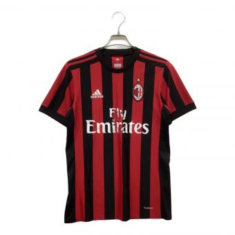 adidas (アディダス) ゲームシャツ AZ7069 ACミラン 17/18 ホーム メンズ SIZE S ブラック×レッド