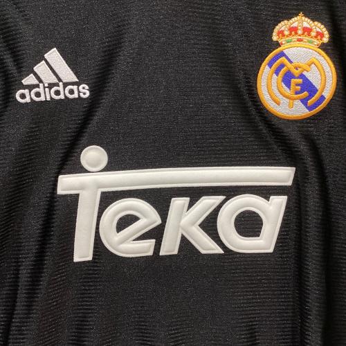 adidas (アディダス) ゲームシャツ JW1992 レアル・マドリード 99/00 アウェイ 復刻 メンズ SIZE L ブラック