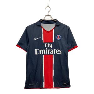 NIKE (ナイキ) ゲームシャツ 382447-401 パリサンジェルマン 10/11 アウェイ メンズ SIZE M ネイビー