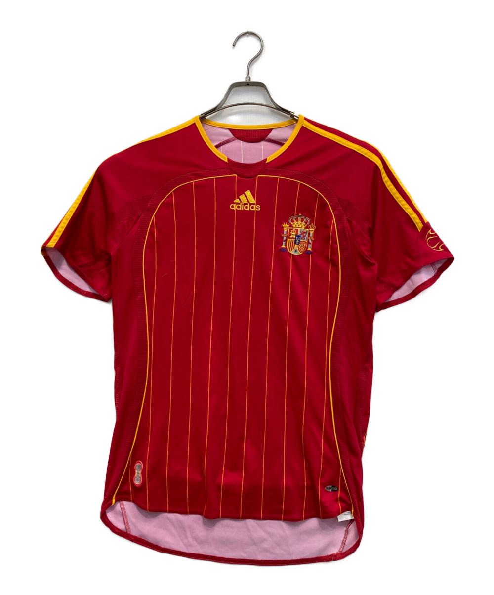  スペイン代表 Mサイズ レッド Tシャツ adidas (アディダス) ユニフォームTシャツ/スペイン代表 レッド サイズ