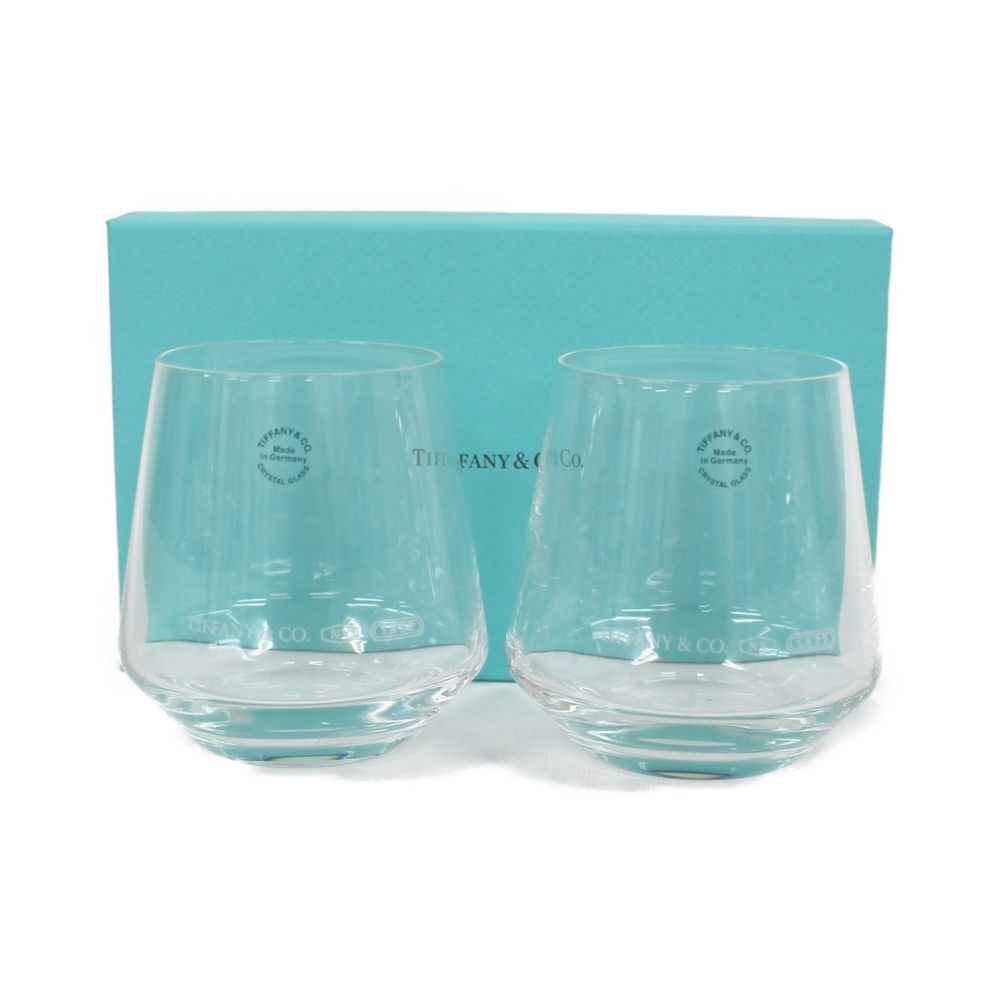 Tiffany & Co. グラス　2個セット Amazon.co.jp: ティファニー TIFFANY&Co ボウ グラス セット コップ