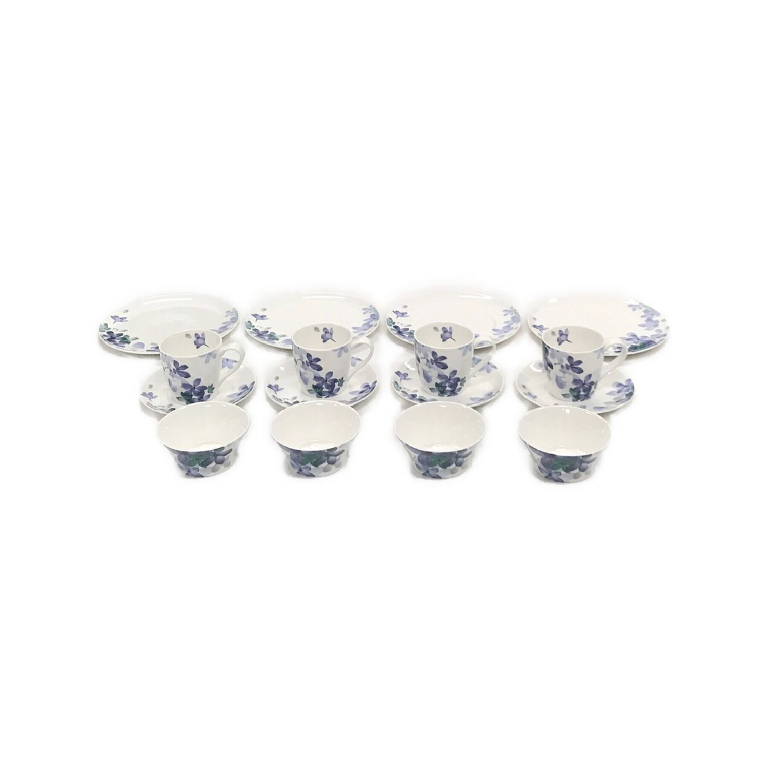 Noritake (ノリタケ) 洋食器セット サンクペタール 4Pセット