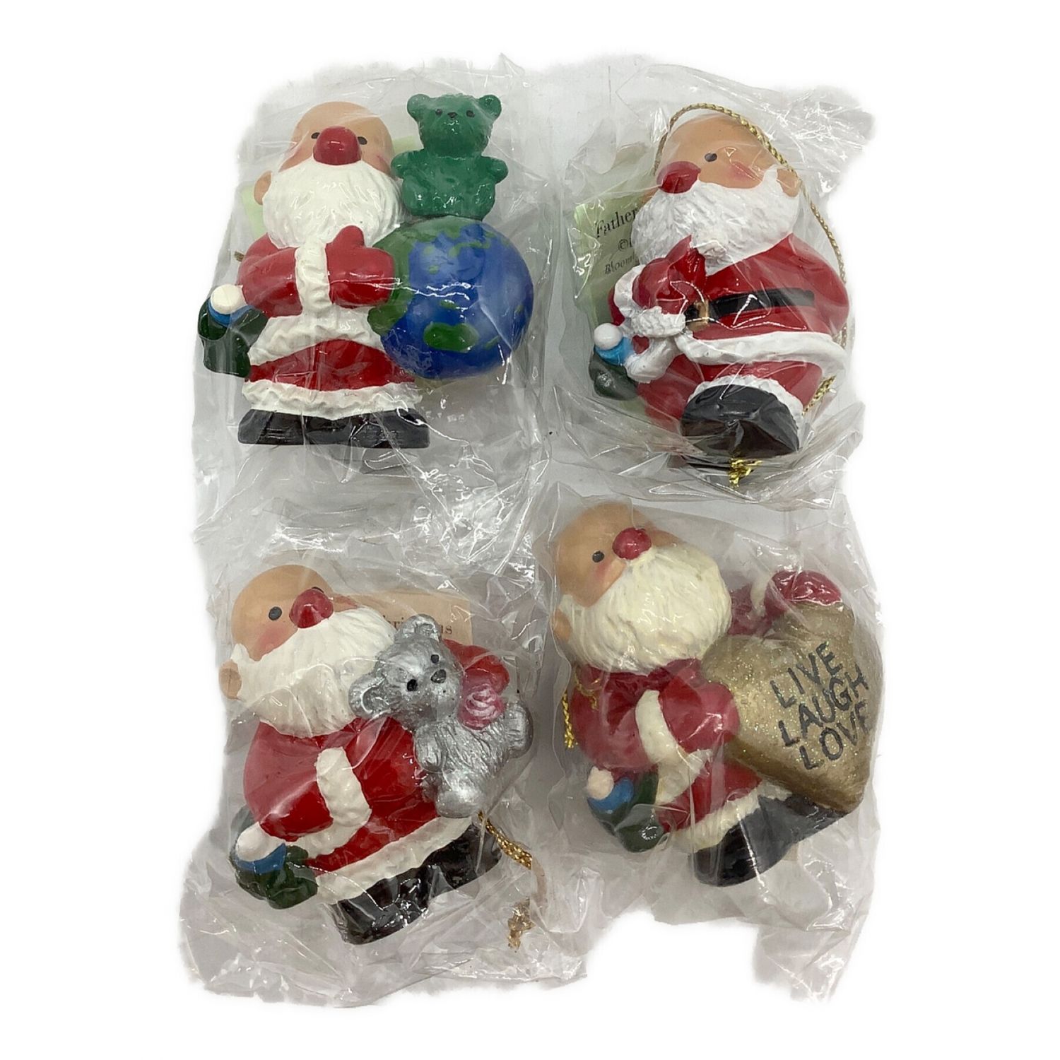 国連wfpチャリティーオーナメント ファーザークリスマス クマの鼻塗装ハゲ有 トレファクonline