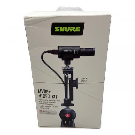 SHURE (シュア) コンデンサーマイク mv88+ video kit