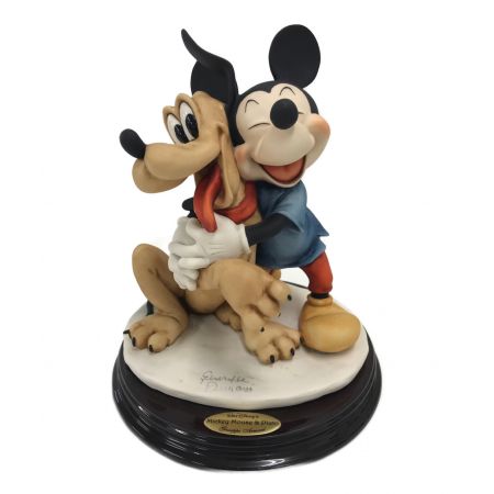 DISNEY (ディズニー) フィギュリン Giuseppe Armani ジョゼッペ・アルマーニ 1746C Micky Mouse & Pluto 『ミッキーマウス&プルート』