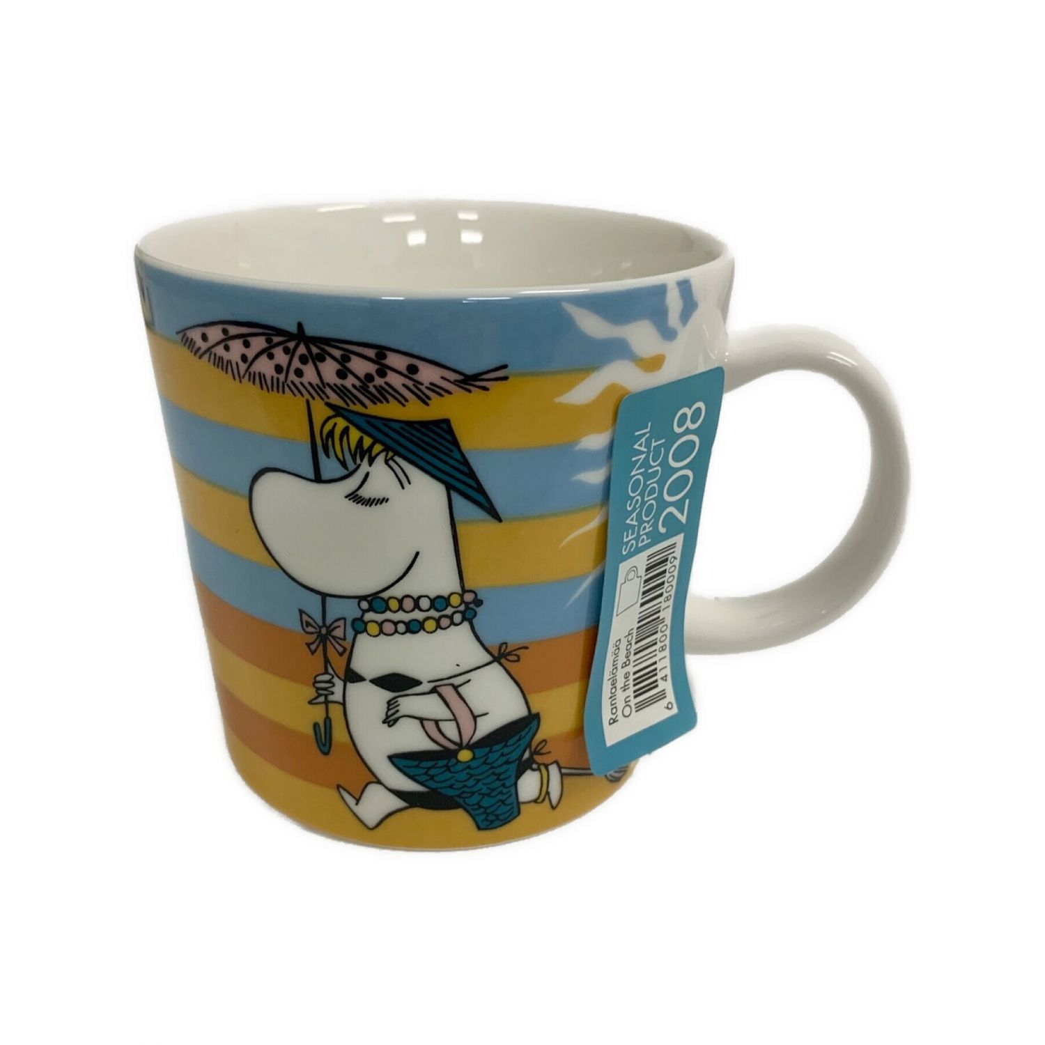 ARABIA (アラビア) MOOMINマグカップ 2008年夏限定 オンザビーチ