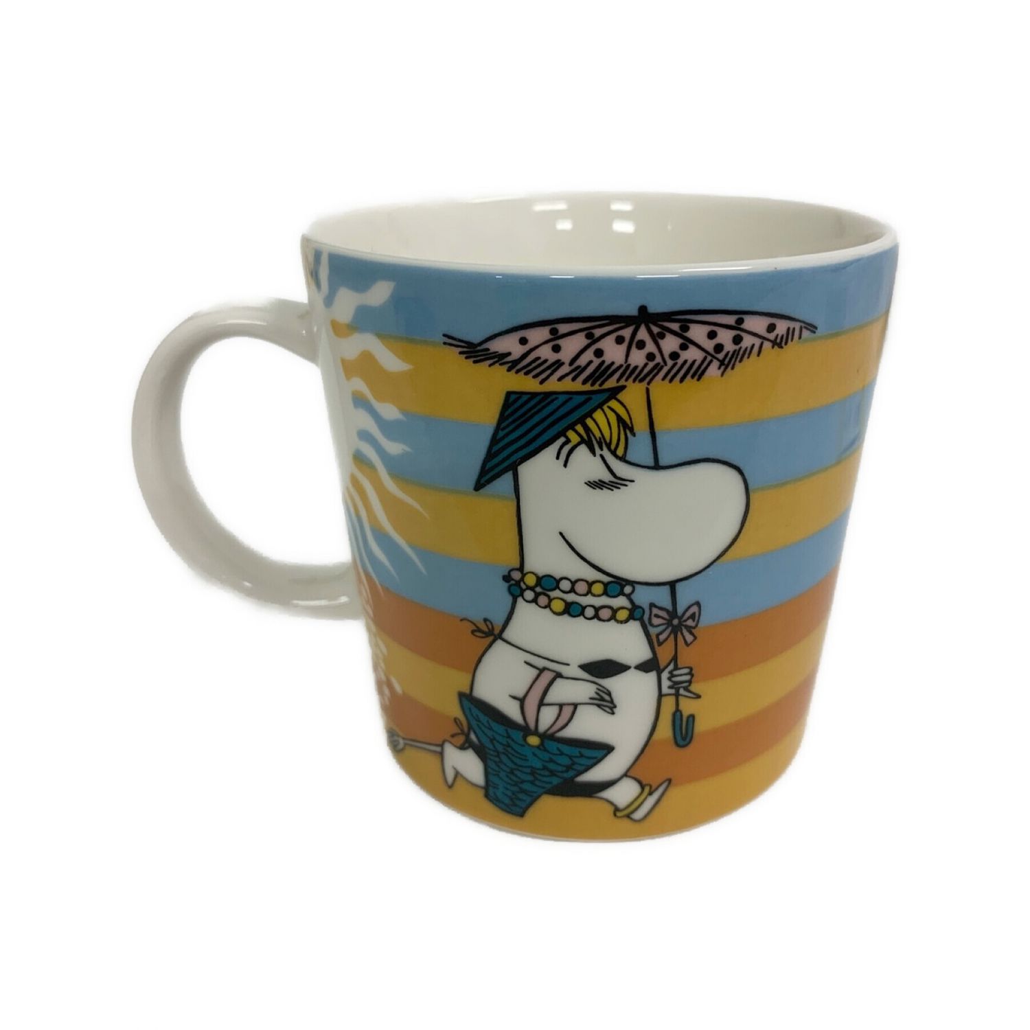 ARABIA (アラビア) MOOMINマグカップ 2008年夏限定 オンザビーチ