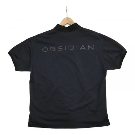 OBSIDIAN (オブシディアン) ゴルフウェア(トップス) メンズ SIZE S ブラック ビッグポロシャツ ODM22SS020