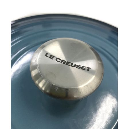 LE CREUSET (ルクルーゼ) シグニチャーココット・ロンド ブルー 2.4L