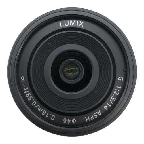 Panasonic (パナソニック) パンケーキレンズ LUMIX H-H014 14mm F2.5 マイクロフォーサーズシステム BR2DC002330