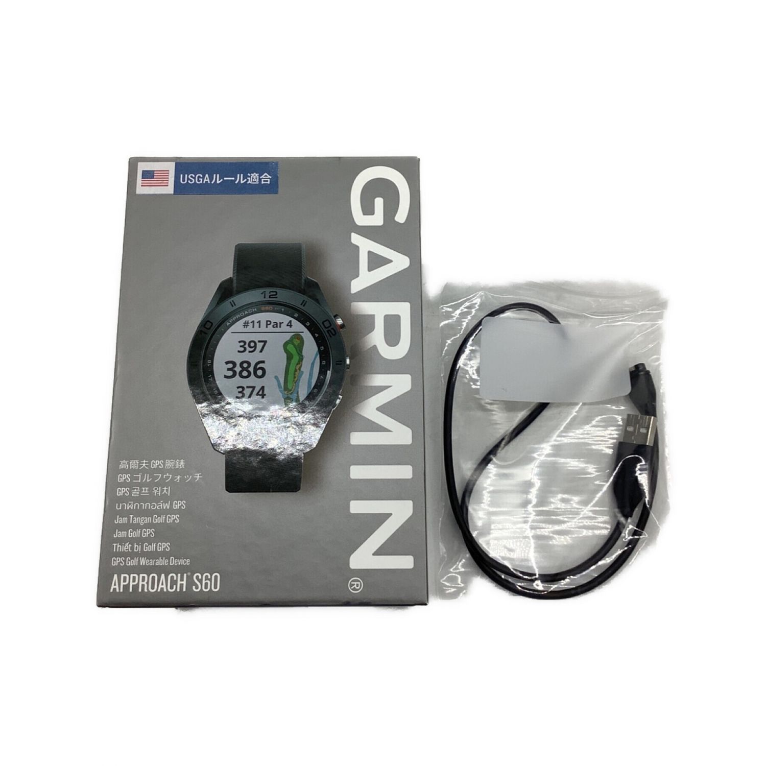 GARMIN (ガーミン) ゴルフナビ腕時計 APPROACH S60 R35724 5DB040642