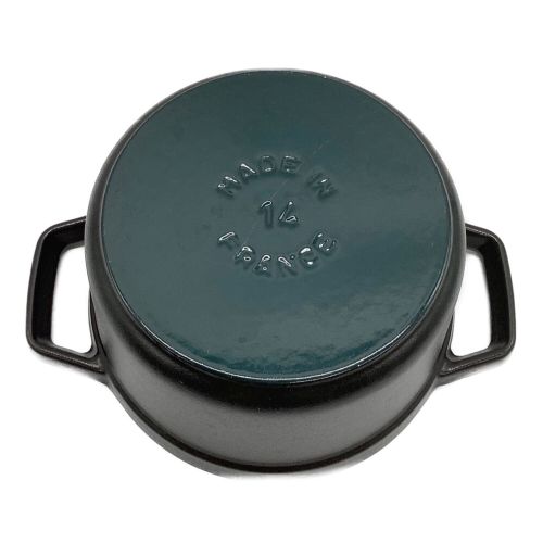 Staub (ストウブ) ピコココットラウンド ブラック 14cm｜トレファクONLINE