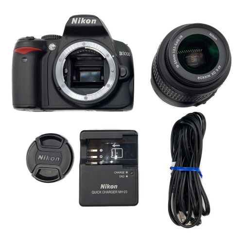 Nikon (ニコン) デジタル一眼レフカメラ レンズキット D3000 1075万 ...