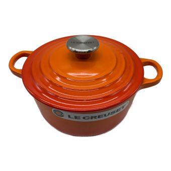 LE CREUSET (ル･クルーゼ) ココットロンド オレンジ 18cm