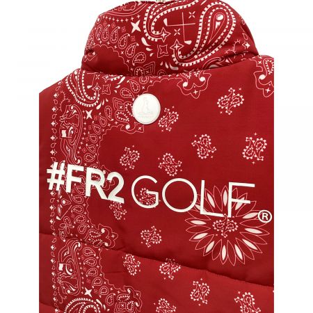 FR2 GOLF (エフアールツー ゴルフ) ゴルフウェア(トップス) レディース SIZE M レッド ペイズリー柄ベスト RGJ014