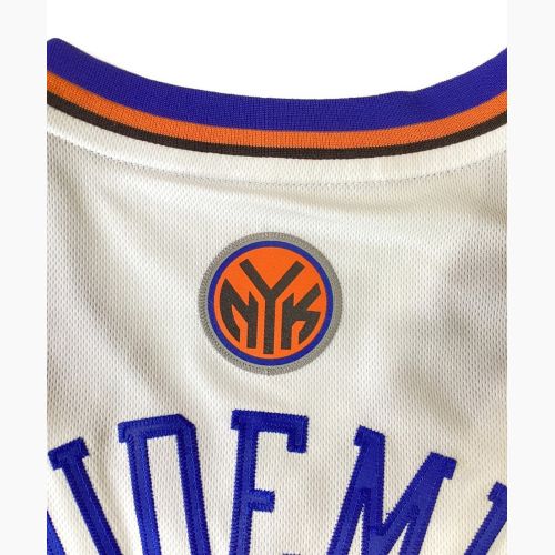 adidas (アディダス) オーセンティックジャージ メンズ SIZE M ホワイト New York Knicks Amare Stoudemire #1 額入り