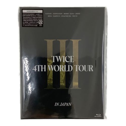 TWICE 4TH WORLD TOUR 初回限定版 トートバッグ付き 〇