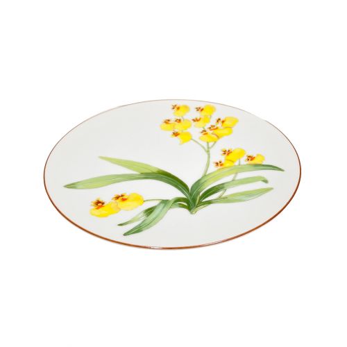 HERMES エルメス オルキデ NO.15 ボウル 蘭 HERMES (エルメス) オルキデプレート 胡蝶蘭 11番 ☆ JARDIN des