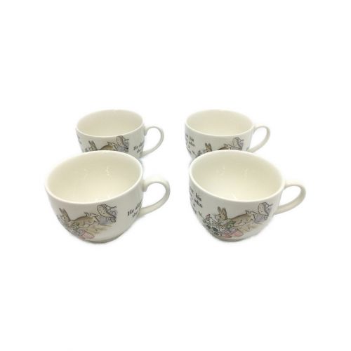 Wedgwood (ウェッジウッド) カップ&ソーサー ピーターラビット 4Pセット