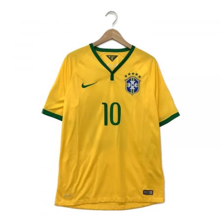 NIKE (ナイキ) サッカーユニフォーム メンズ SIZE M イエロー 2014ブラジル代表 【10】ネイマール