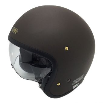 SHOEI (ショーエイ) ジェットヘルメット SIZE XL9 J-O マットブラウン 布袋付 2020年製 PSCマーク(バイク用ヘルメット)有