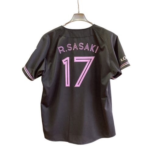 MIZUNO (ミズノ) 応援グッズ SIZE M ブラック 完売品 ユニフォーム 【17】佐々木朗希 サマーユニフォーム