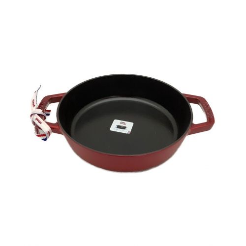 Staub (ストウブ) 両手フライパン SIZE 20cm チェリー 40511-661