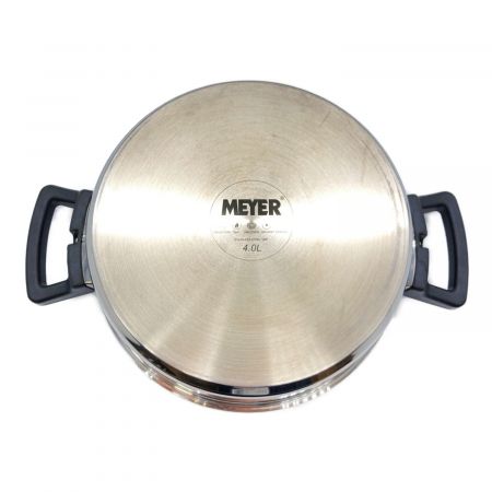MEYER (マイヤー) 両手鍋 レッド クイッカークッキング 24㎝ 4.0L