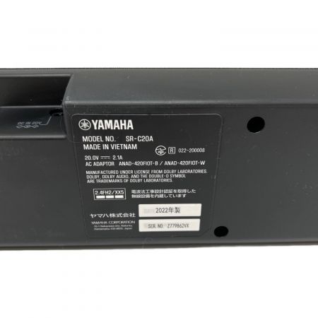 YAMAHA (ヤマハ) Bluetooth対応スピーカー SR-C20 2022年製