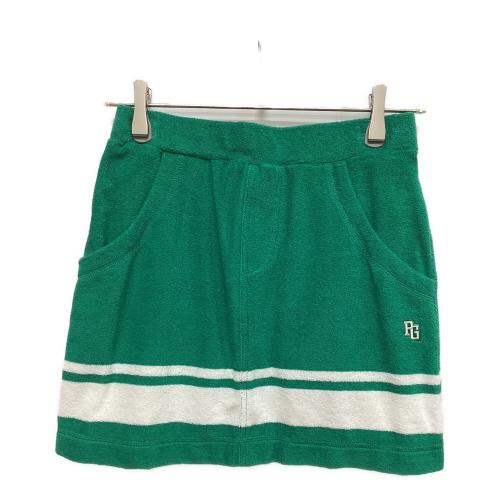 PEARLY GATES (パーリーゲイツ) PG 裾ラインパイルスカート レディース SIZE 0 グリーン