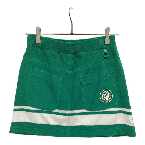 PEARLY GATES (パーリーゲイツ) PG 裾ラインパイルスカート レディース SIZE 0 グリーン