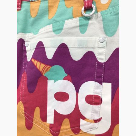 PEARLY GATES (パーリーゲイツ) ゴルフウェア(スカート) レディース SIZE 0 ピンク×ミント カラフルWAVEボーダースカート