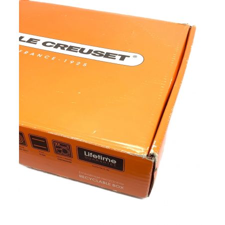 LE CREUSET (ルクルーゼ) 両手鍋 30cm オレンジ ビュッフェ・キャセロール