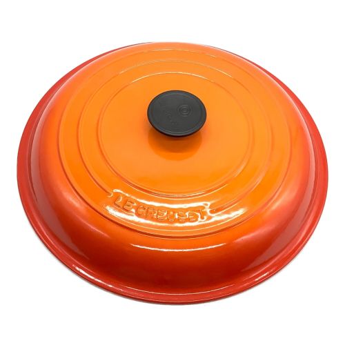 LE CREUSET (ルクルーゼ) 両手鍋 30cm オレンジ ビュッフェ