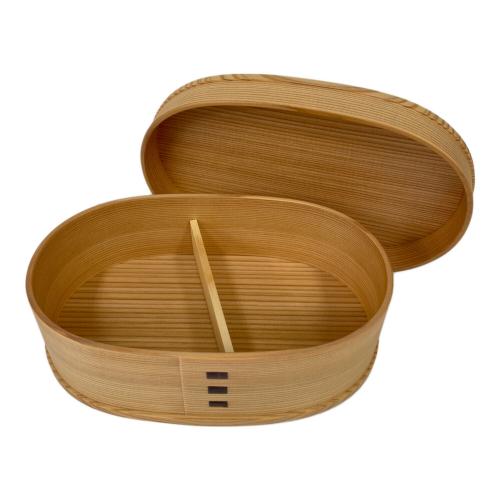 大館工芸社 (オオダテコウゲイシャ) 大館曲げわっぱ 小判弁当（中）