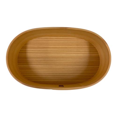 大館工芸社 (オオダテコウゲイシャ) 大館曲げわっぱ 小判弁当（中）