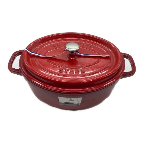 Staub (ストウブ) ピコ・ココット・オーバル SIZE 29cm レッド