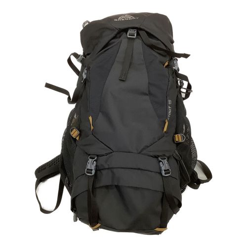 GREGORY (グレゴリー) バックパック 45L ブラック STOUT45 背面長 約46～50cm 41-50L(小屋・テント泊)