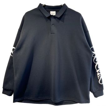 Local Golf (ローカルゴルフ) ゴルフウェア(トップス) メンズ SIZE XL ブラック 長袖 ストレッチ素材 ポロシャツ