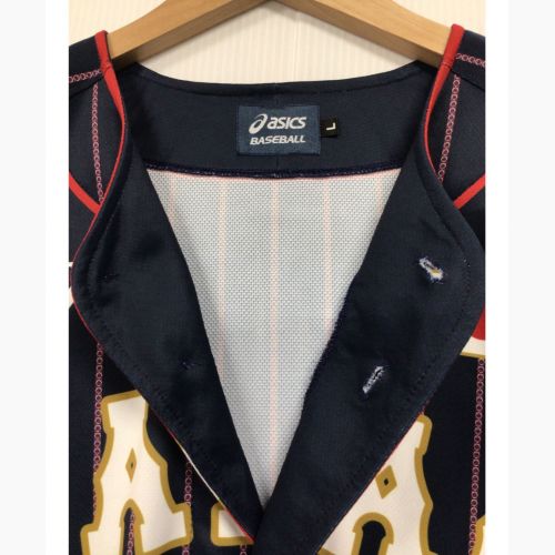 侍ジャパン (サムライジャパン) 【43】山本由伸選手　SIZE L ネイビー asics 2019年 WBSCプレミア12 ビジターユニフォーム レプリカ